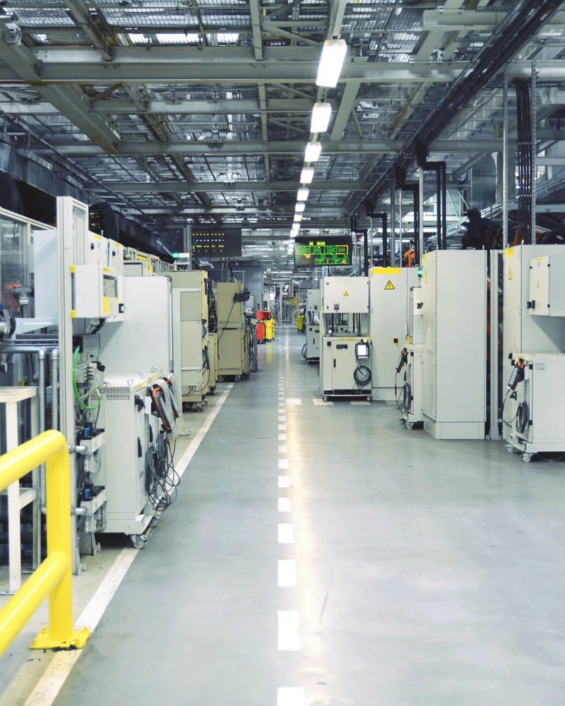 Imagem industrial representativa do segmento Bens de consumo