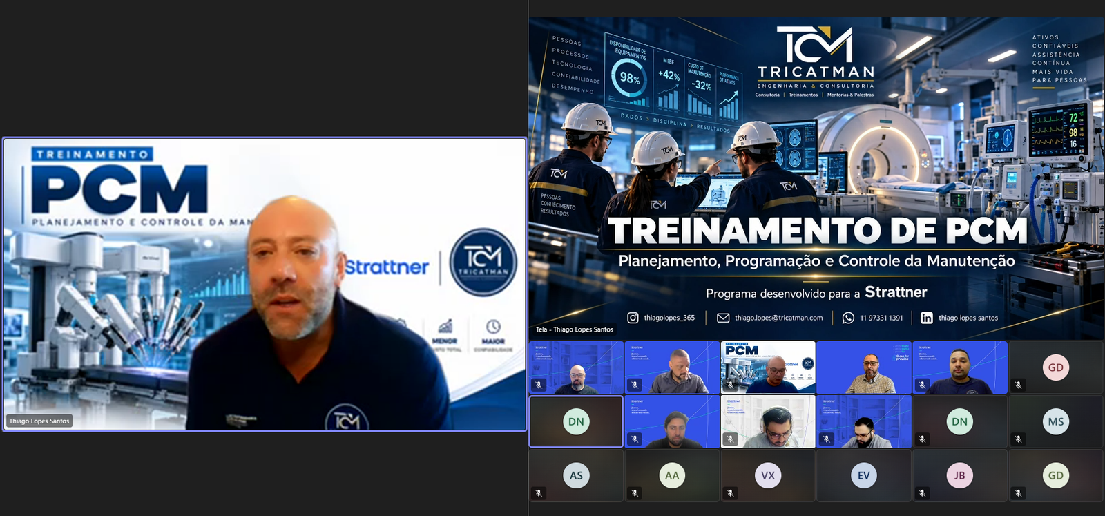 Strattner — registro enviado da atuação Tricatman